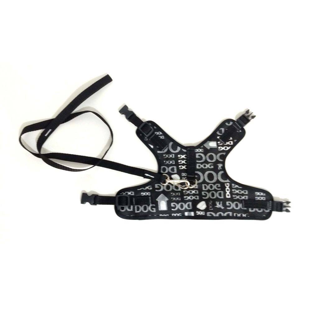 Colete peitoral com guia preta tamanho P