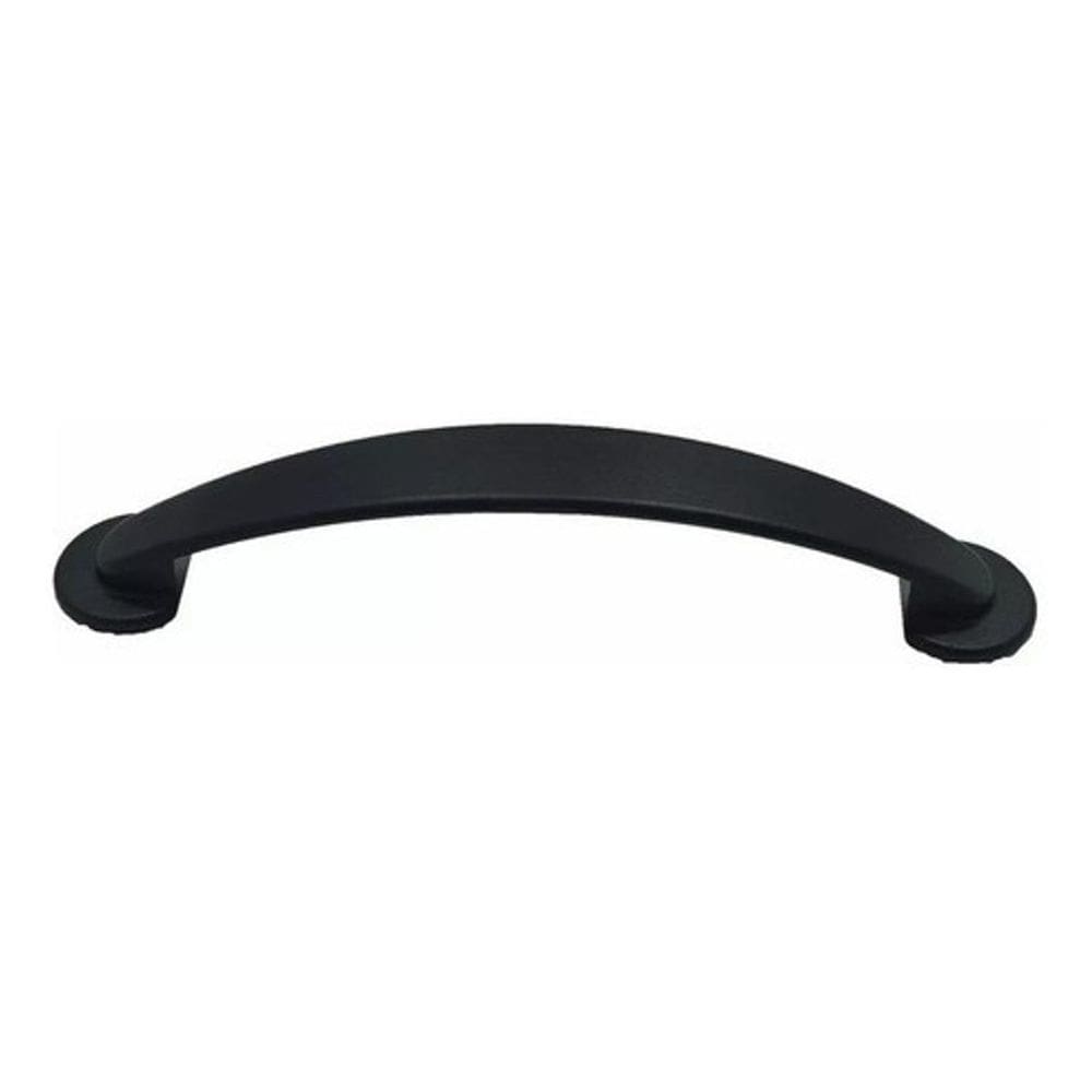 Kit 10 Puxadores Milan Preto 106Mm Pz-1097