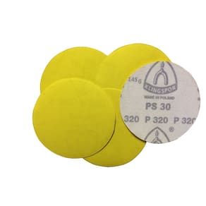 Disco De Lixa 6 Pol 150Mm Com Pluma Sem Furo Kit 100 Pçs