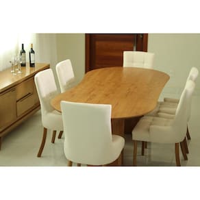 Sala de Jantar 2,40m com 6 Cadeiras Elegance Royal - Requinte Salas