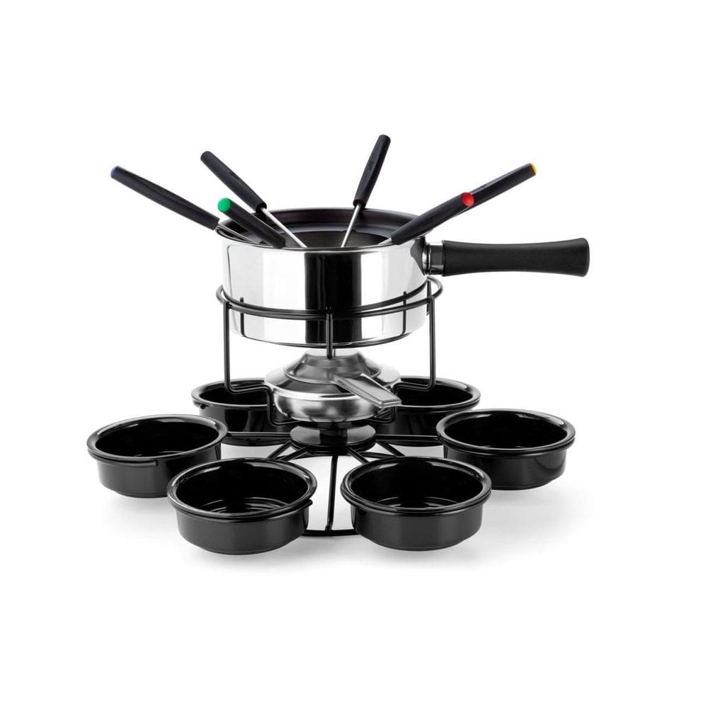 Serviço Fondue Carroussel Mont Blanc 16 Peças Com 06 Garfos