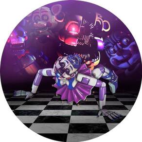 Painel Redondo 3D Sublimado Five Nights At Freddy`S Frd-5389