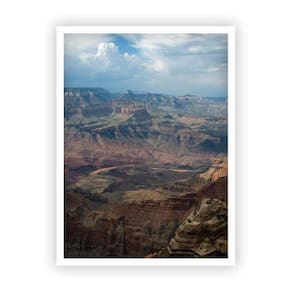 Quadro Decorativo Paisagens Variadas Com Moldura Branca 05