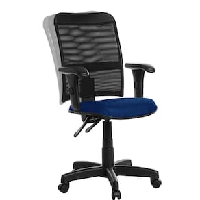 Cadeira Escritório Ergonômica Tela Com Braço Rcp Cor Azul
