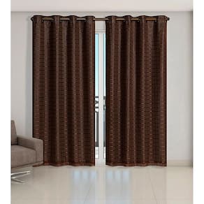 Cortina Voil Xadrez Sala, Quarto E Cozinha 4,00 X 2,50