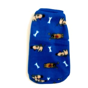 Roupa Capa Soft Para Cachorro Cor Azul Tamanho M