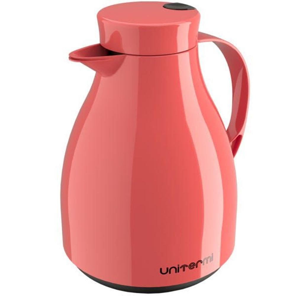 Garrafa Térmica Com Gatilho Unitermi Paris 500 Ml Salmão