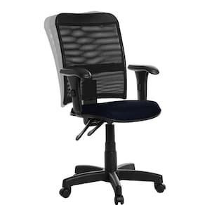 Cadeira De Escritório Ergonômica Tela Com Braço Rcp Azul Escuro