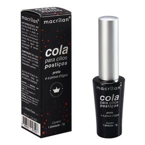 Cola Cílios Postiços Preta Macrilan Ca-002 A Prova Dágua