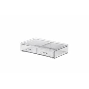 Caixa Organizadora 2 Gavetas Elegance 21,5x12,5x5cm