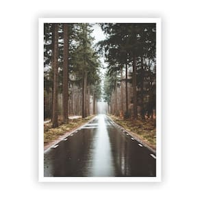 Quadro Decorativo Paisagens Variadas Com Moldura Branca 12