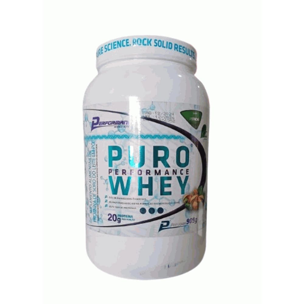 Puro Performance Whey (909g) - Pistache