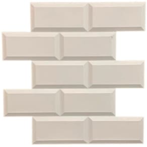 16 Placas 3D Pvc Tijolinho Retro Parede Revestimento 50X50Cm