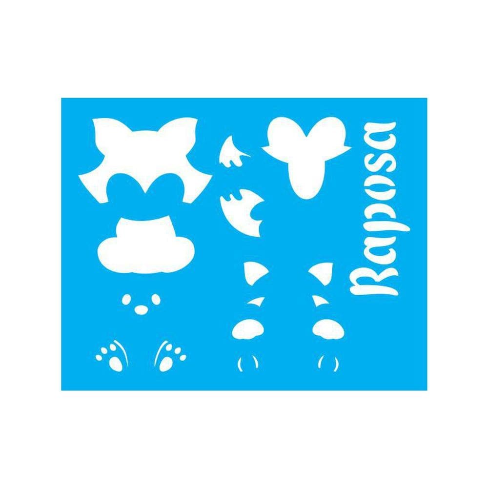 Stencil Tamako Raposa - 20X25Cm - Ref 9195