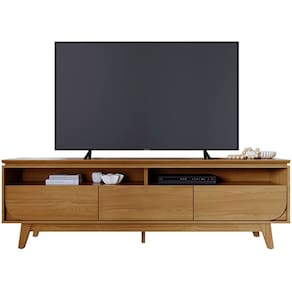 Rack Bancada Serena 3 Gavetas Para Tv de 75" Polegadas
