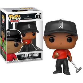 Funko Pop! Boneco colecionável Golf Tiger Woods (camisa vermelha)