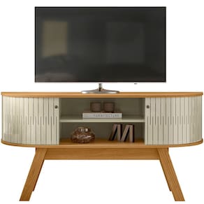 Rack Bancada Atalanta 2 Portas Para Tv de 55" Polegadas