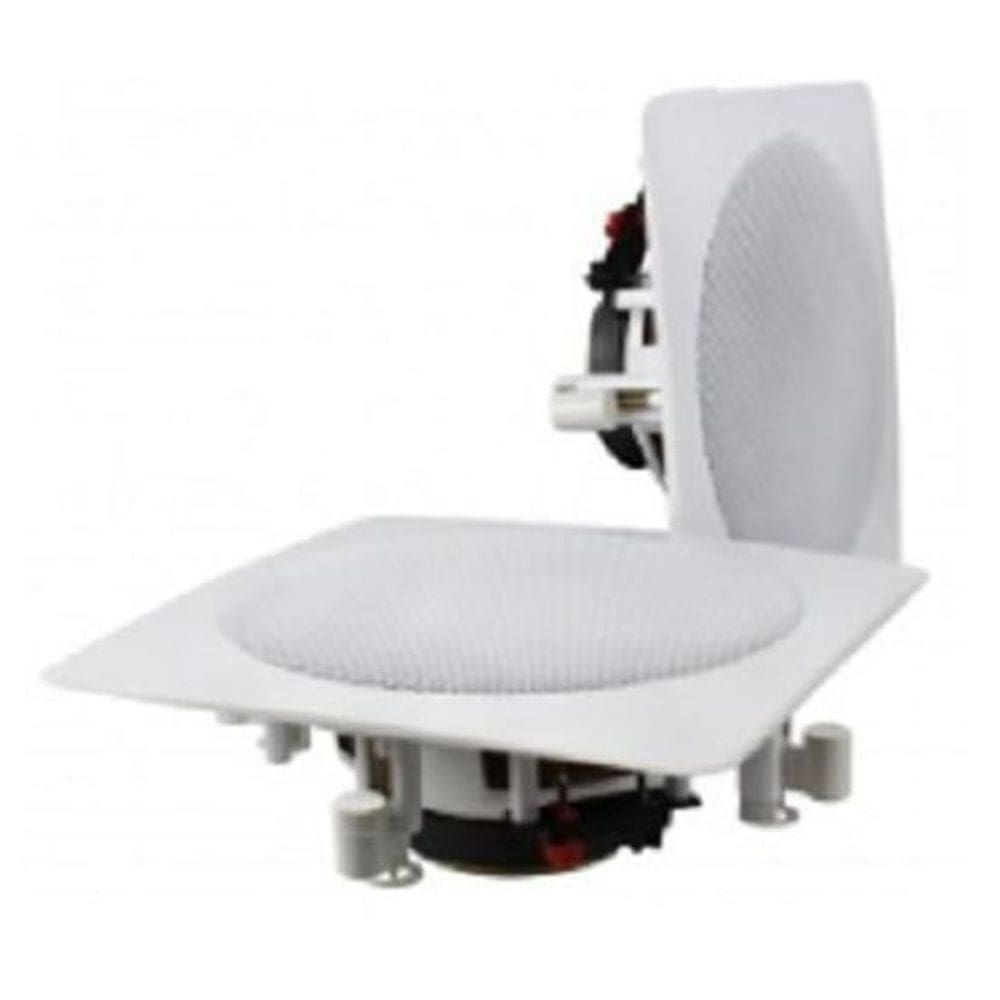 Caixa De Som Donner Dr650 Gesso Quadrada Branca Par