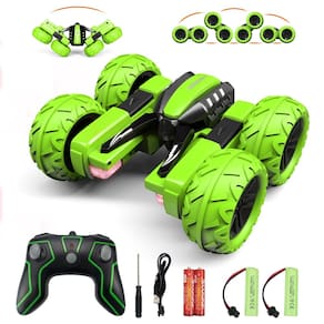 Carro de controle remoto Amicool Stunt 4WD 360° Flips 3-12 anos