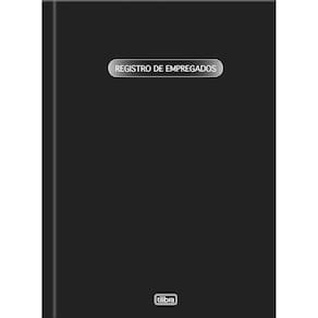 Livro Registro De Empregados Capa Dura Tilibra - 50 Folhas