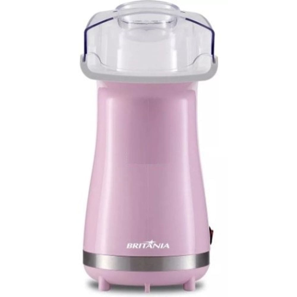 Pipoqueira Eletrica 1200w Britania Tampa Dosadora LuxxPink 220V