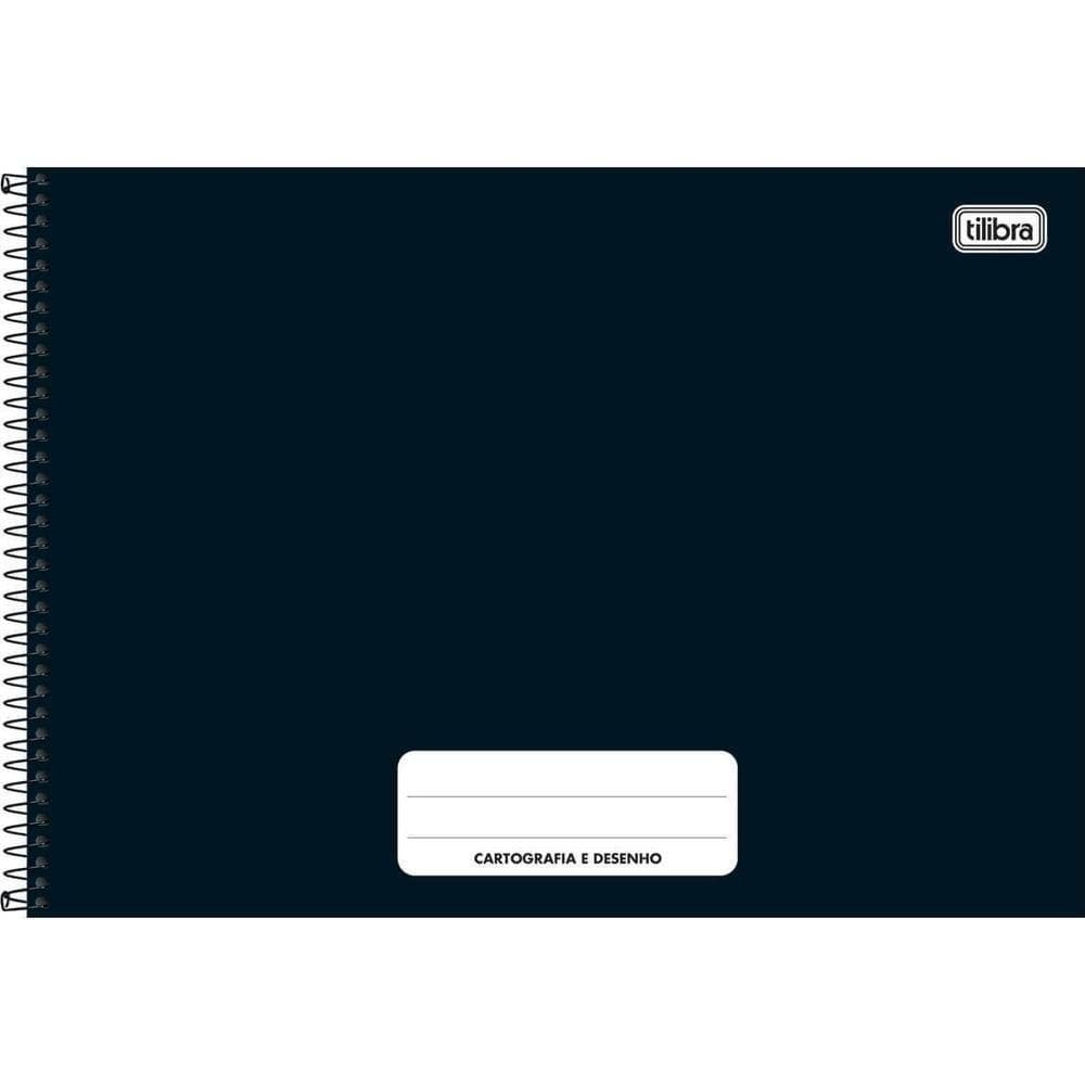Caderno De Cartografia E Desenho Pepper Tilibra Capa Dura Espiral - 80 Folhas