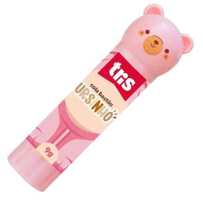 Cola Bastão Ursinho Tris - 9g Rosa
