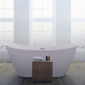 Banheira de Imersão Mavie Design Moderno Branco