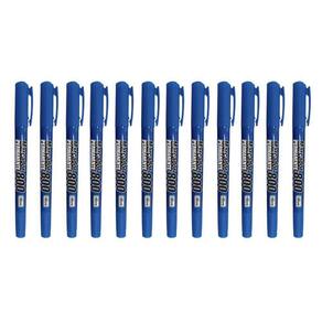 Caixa Marcador Permanente Duplo Tilibra - C- 12 Unidades Azul