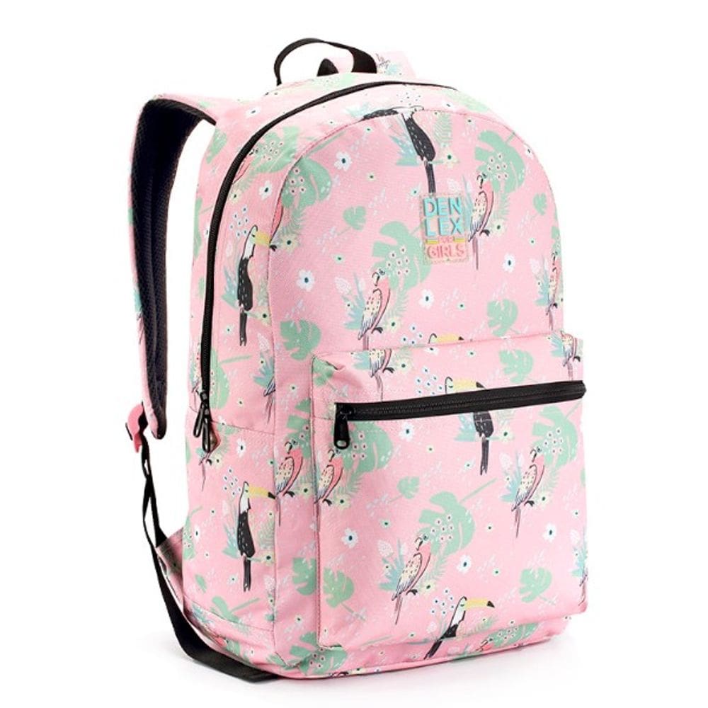 Bolsa Mochila Feminina Escolar Universitária Casual Denlex DL1588