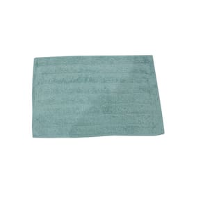 Tapete Retangular Stripe 40 Cm X 60 Cm Indiano - Turqueza