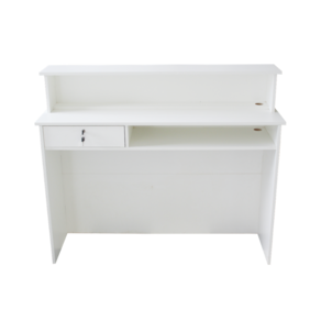 Balcão Caixa 1,20m Para Atendimento MDF 2023 Branco Cód.202