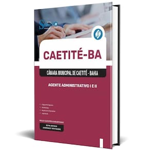 Apostila Câmara Caetité Ba 2025 Agente Administrativo I E Ii