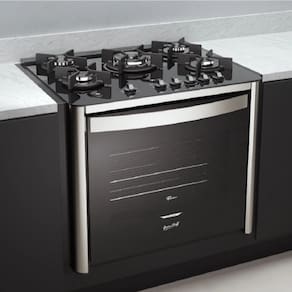 Fogão de Embutir 5 Bocas Fischer Tripla Chama Gran Cheff Gás com Dourador