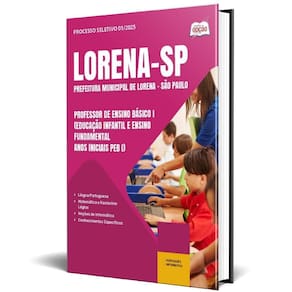 Apostila Prefeitura Lorena Sp 2025 Professor Ensino Básico I