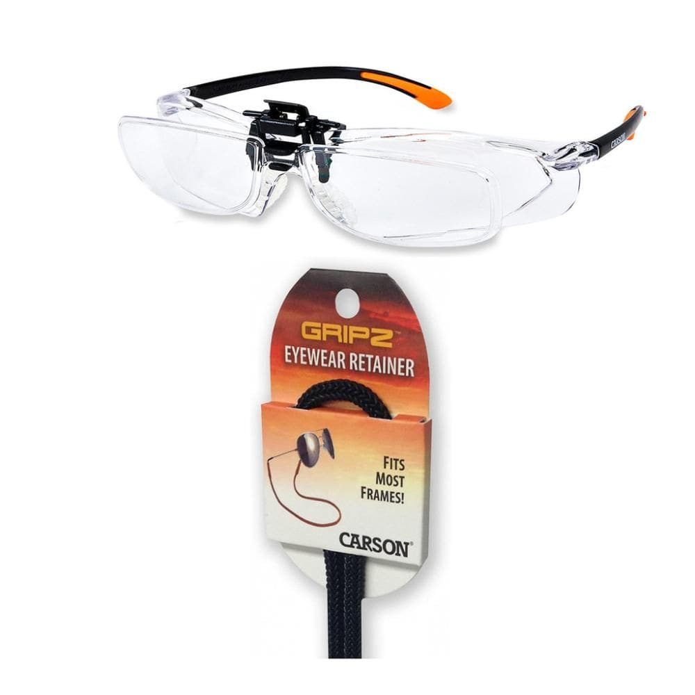 Kit Óculos Flip Up 1,5x Com Alça De Pescoço Para Óculos 52cm