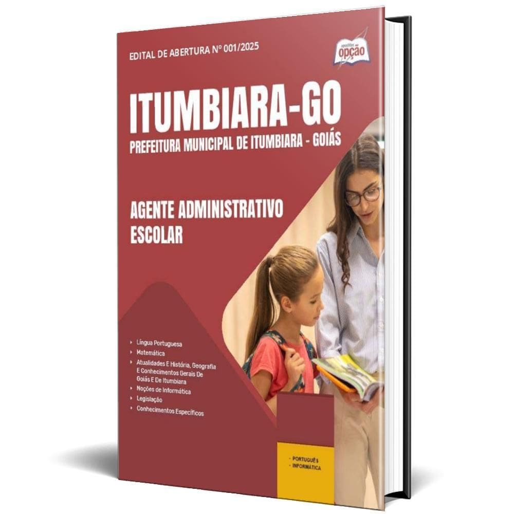 Apostila Prefeitura Itumbiara Go 2025 Agente Administrativo