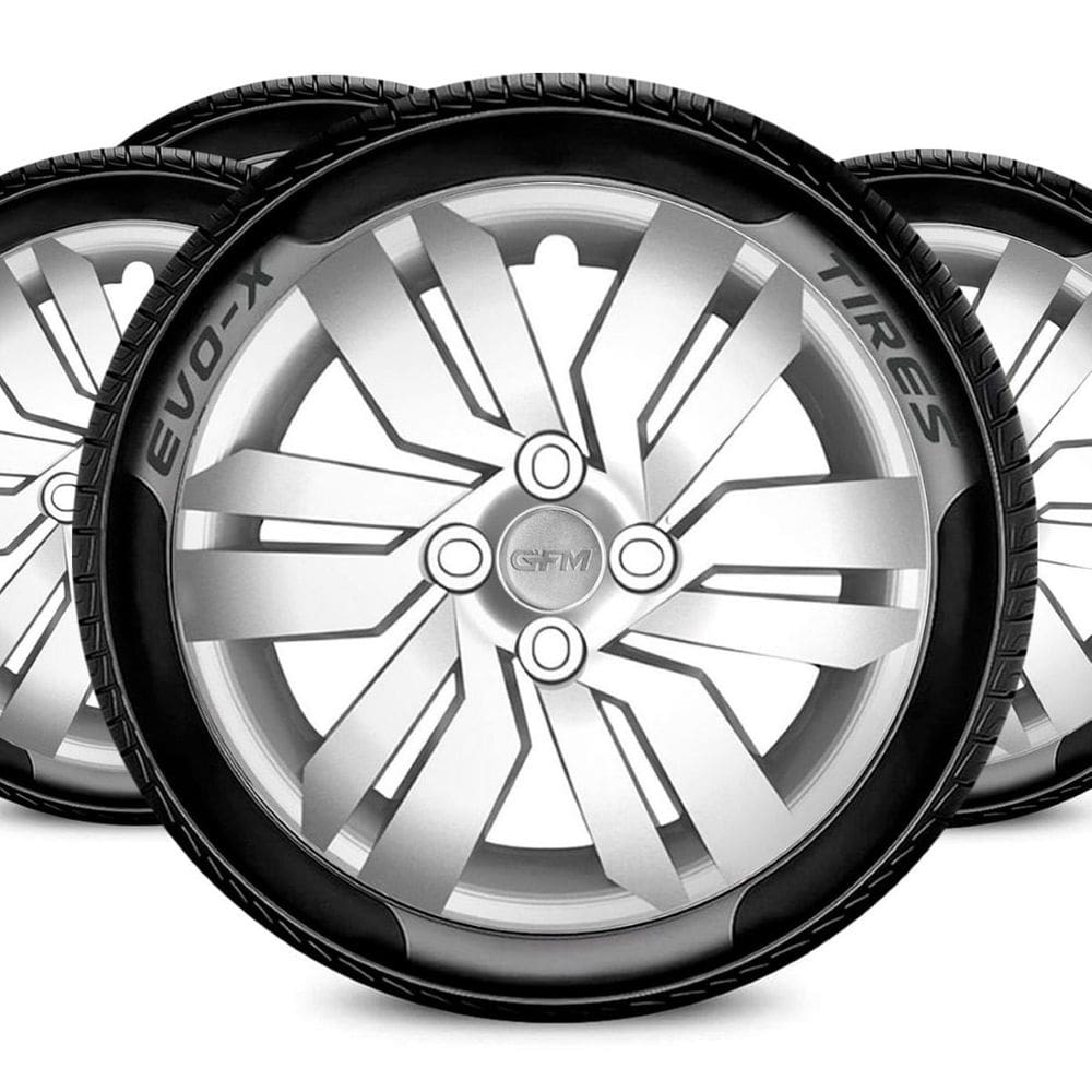 Jogo Calota Aro 15 4x100 Design Fit City Compatível Honda
