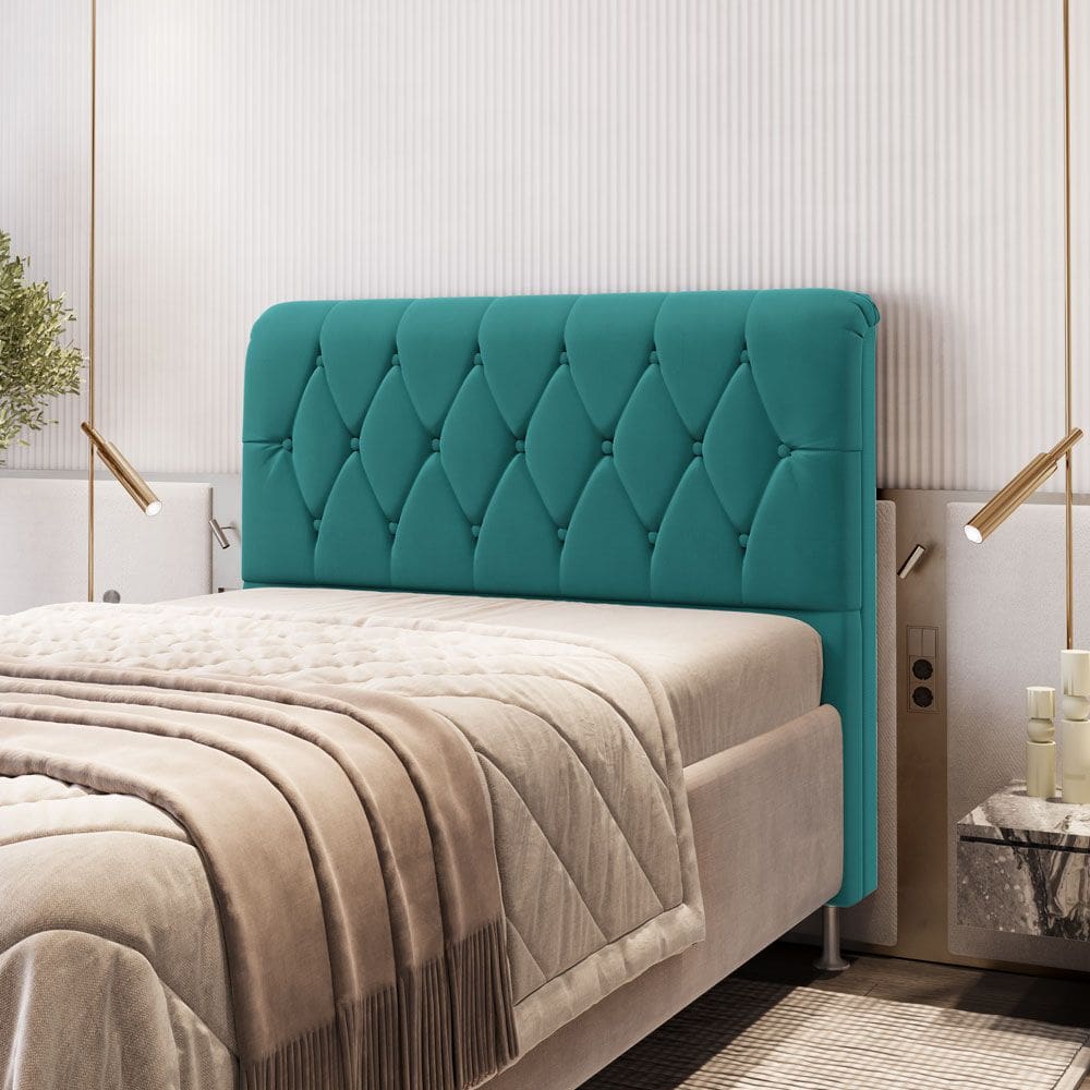Cabeceira Sirus 160 Premium Sued Aradecor 