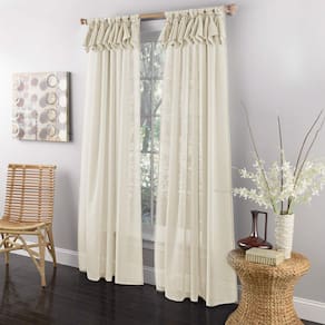 Cortinas de janela Sweet Home Collection Breeze Ivory