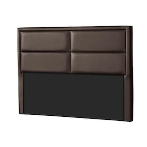 Painel De Cama Box Estofada Queen New York Courano Marrom - Probel