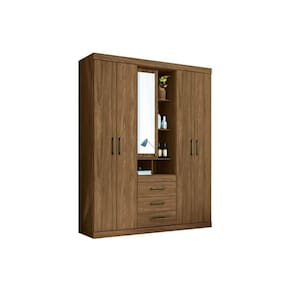 Guarda Roupa Casal 5 Portas E 3 Gavetas Havana Star 5.3 Jatobá - Santos Andirá