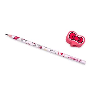 Lápis Preto Hello Kitty Leonora - Hb Vermelho