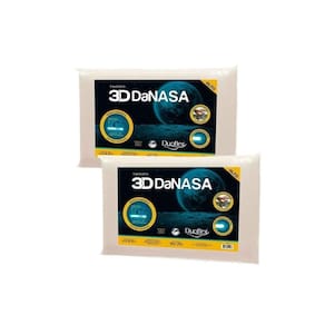Travesseiro Viscoelástico 3d Danasa Dt3241 Kit C/ 2 Un (50x70) - Duo