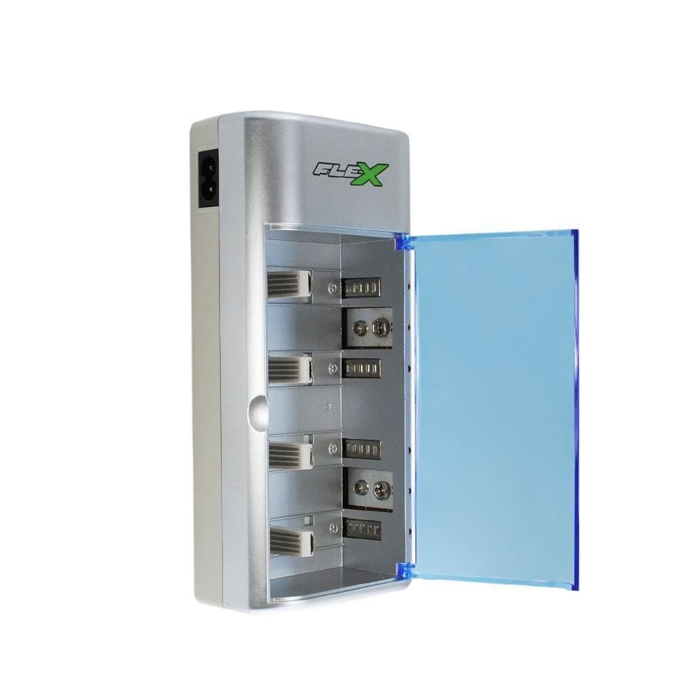 Carregador Para Bateria AA AAA C D 9V