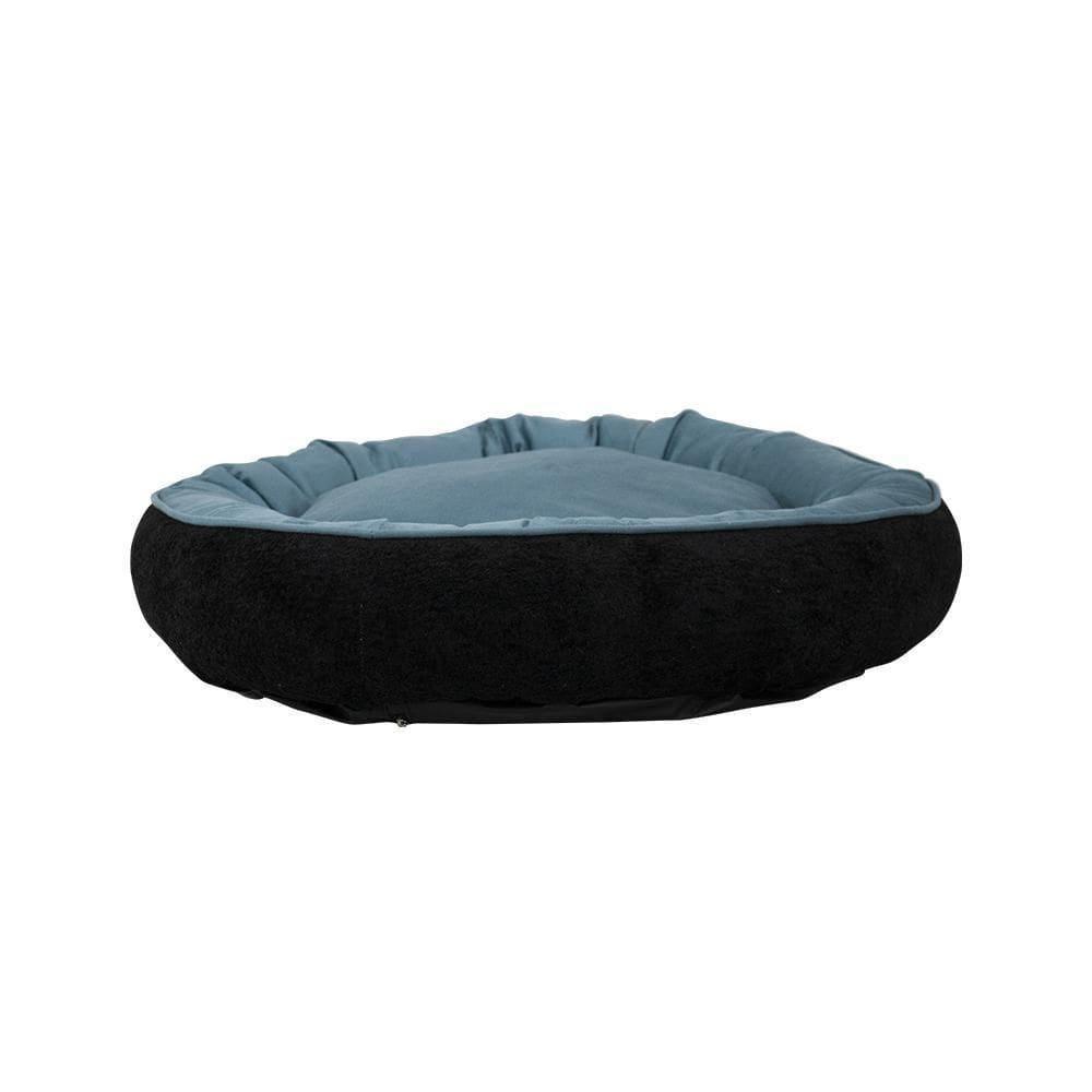 Cama Pet Comfy Preto/azul 70x70x20cm