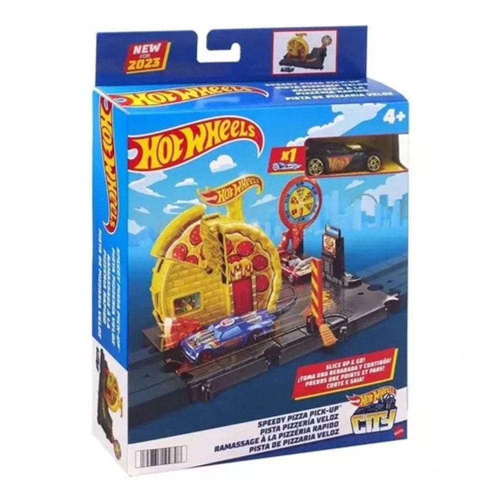Hot Wheels City Lugares Favoritos Pizzaria Veloz- Mattel Hmd53