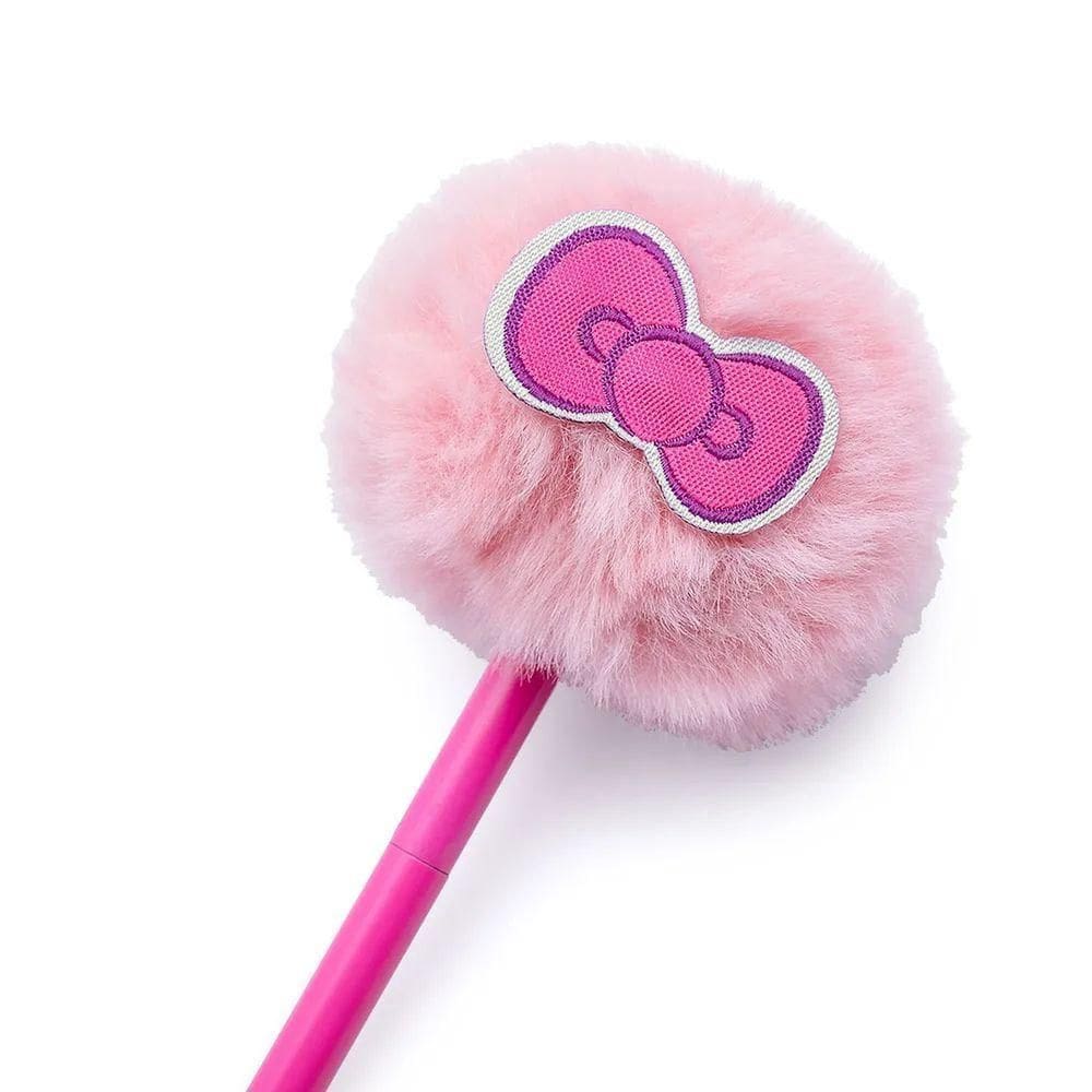 Caneta Esferográfica Pompom Leonora - Hello Kitty 1.0mm Rosa