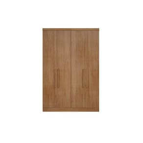 Módulo De Quarto Solteiro Guarda Roupa C- 4 Portas E 3 Gavetas Rizon-linea Cumaru - Horizonte