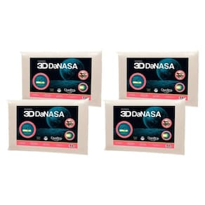 Travesseiro Viscoelástico 3d Danasa Dt3240 Kit C/ 4 Un (45x65) - Duo